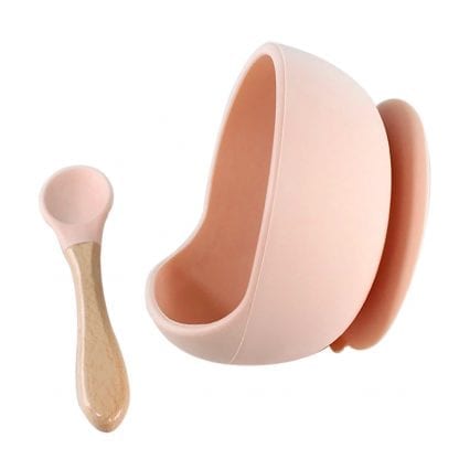 1 Set Silicone Baby Feeding Set Waterproof Spoon Non-Slip Feedings Silicone Bowl Tableware Baby Products Baby Plate