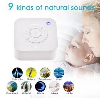 White Noise Machine USB Rechargeable Timed Shutdown Sleep Sound Machine For Sleeping & Relaxation for Baby Adult Office Travel